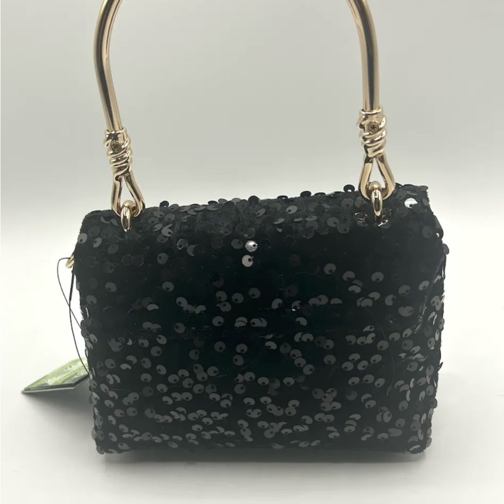 Black Sequin Bag - Picture 3 of 3
